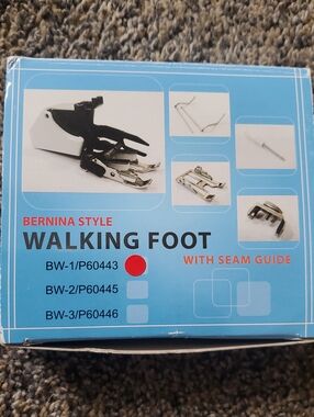 Used Bernina Style Walking Foot w/ Seam Guide